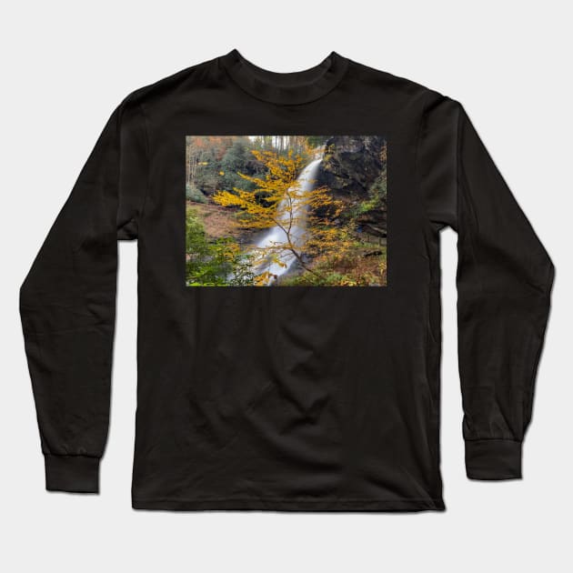 Dry Falls Long Sleeve T-Shirt by Ckauzmann